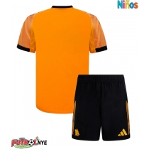 Camiseta AS Roma Visitante Equipación para niños 2025-26 manga corta (+ pantalones cortos)